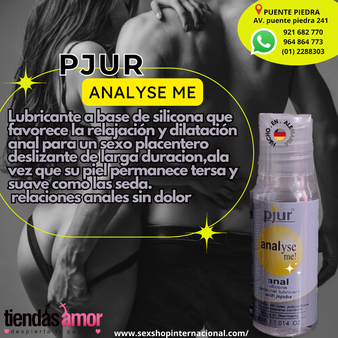 Lubricante Anal pjur Silicona